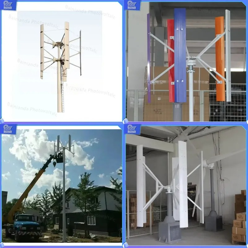 Renewable Energy Generation - 500W 1kW 2kW Dikey Eksenli Rüzgar