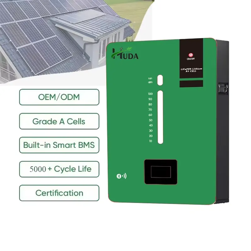 Lithium Battery 100Ah - Yüksek Kapasiteli 5kWh LiFePO4 Lityum Pil