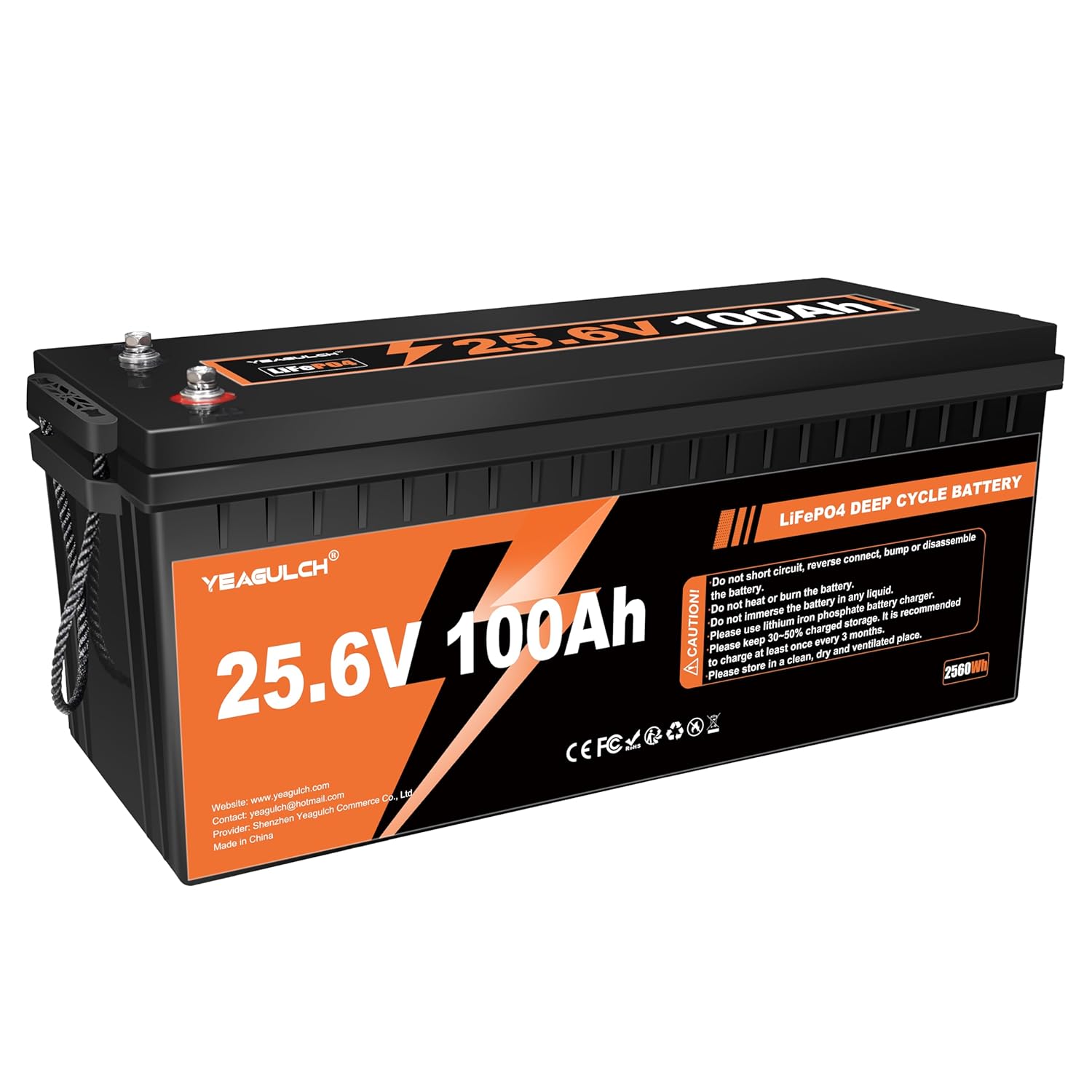Lithium Battery 100Ah - 24V 100Ah LiFePO4 Lityum Pil Dahili