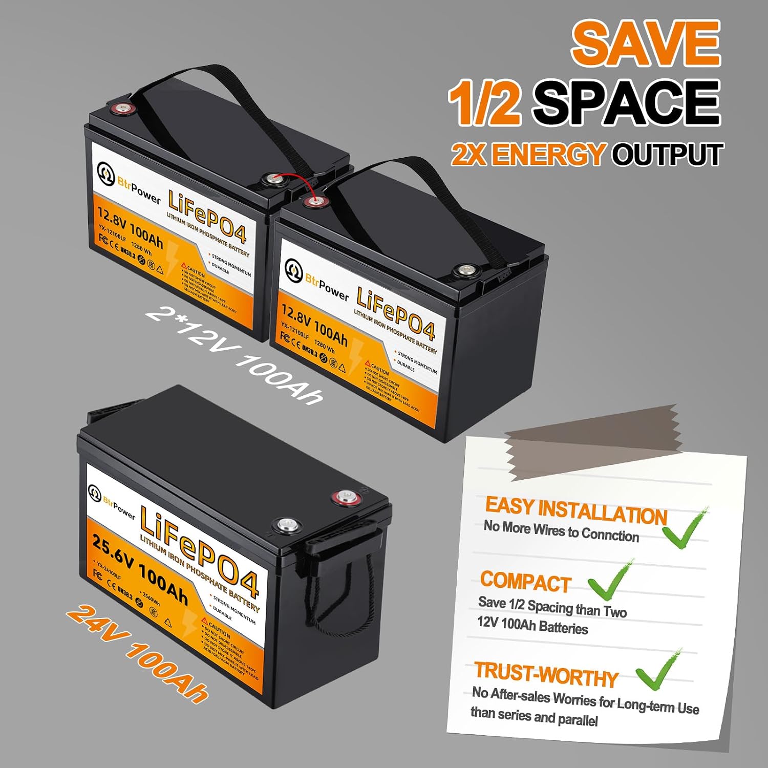 24V 100Ah Lityum Batarya, 2580 - Lithium Battery 100Ah incelemesi ve fiyatı