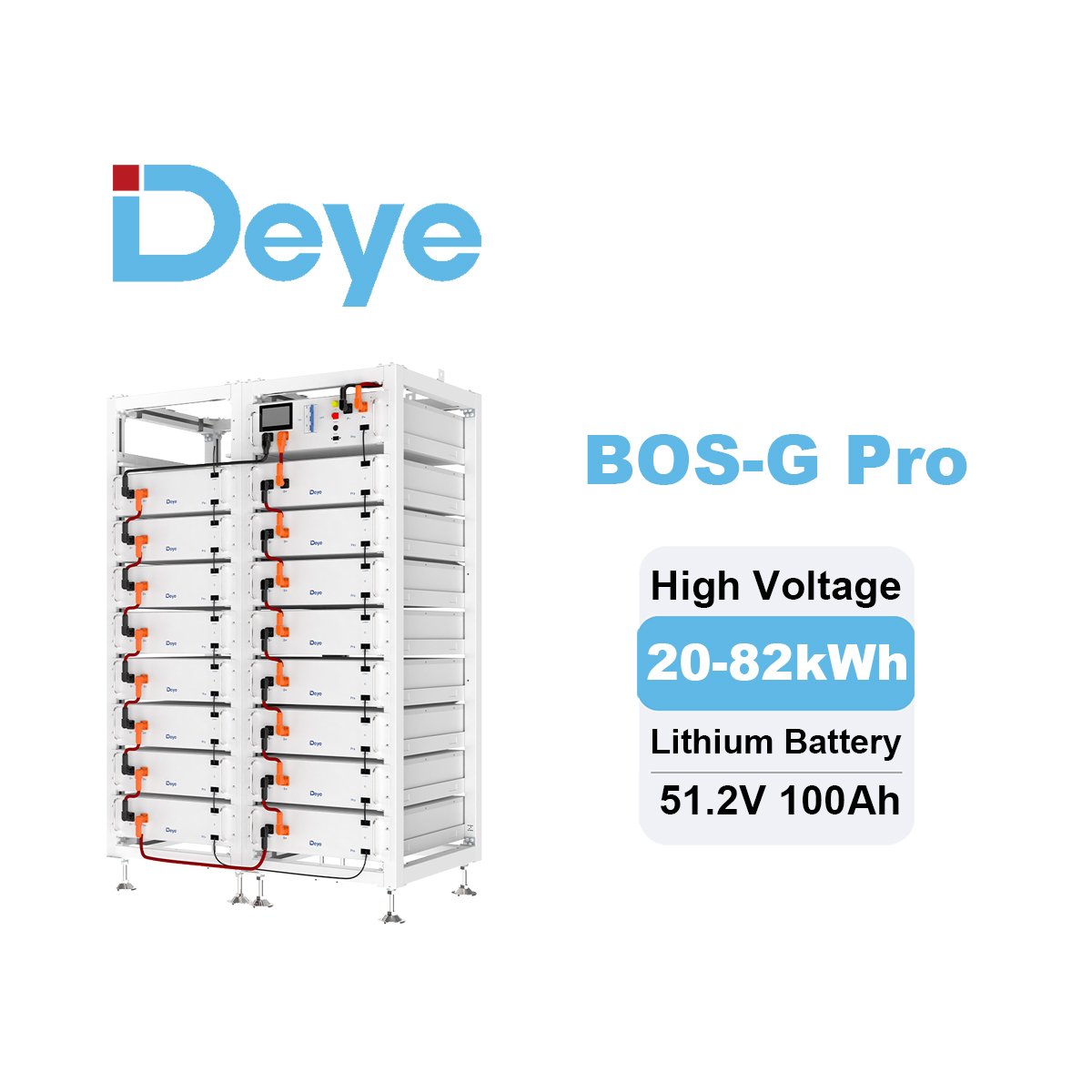 Deye LiFePO4 ESS BOS-G Pro Yük - Lithium Battery 100Ah incelemesi ve fiyatı