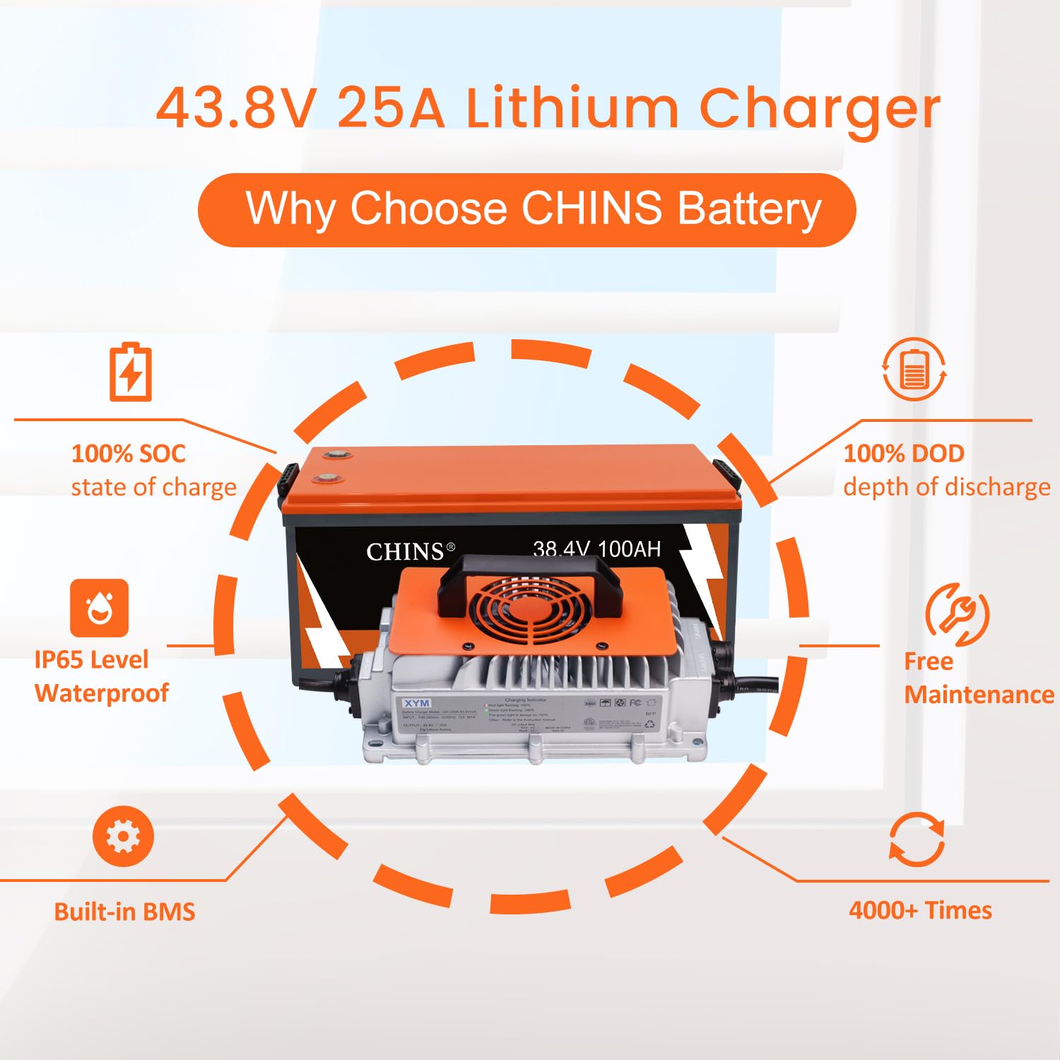 36V Lityum Golf Arabası Aküsü  - Lithium Battery 100Ah incelemesi ve fiyatı