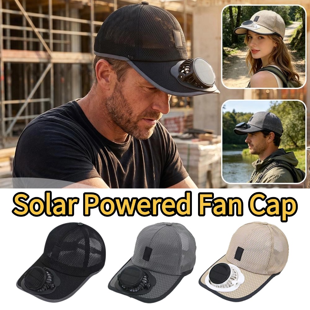 Unisex Güneş Enerjili Fan Kapa - Renewable Energy Fan incelemesi ve fiyatı
