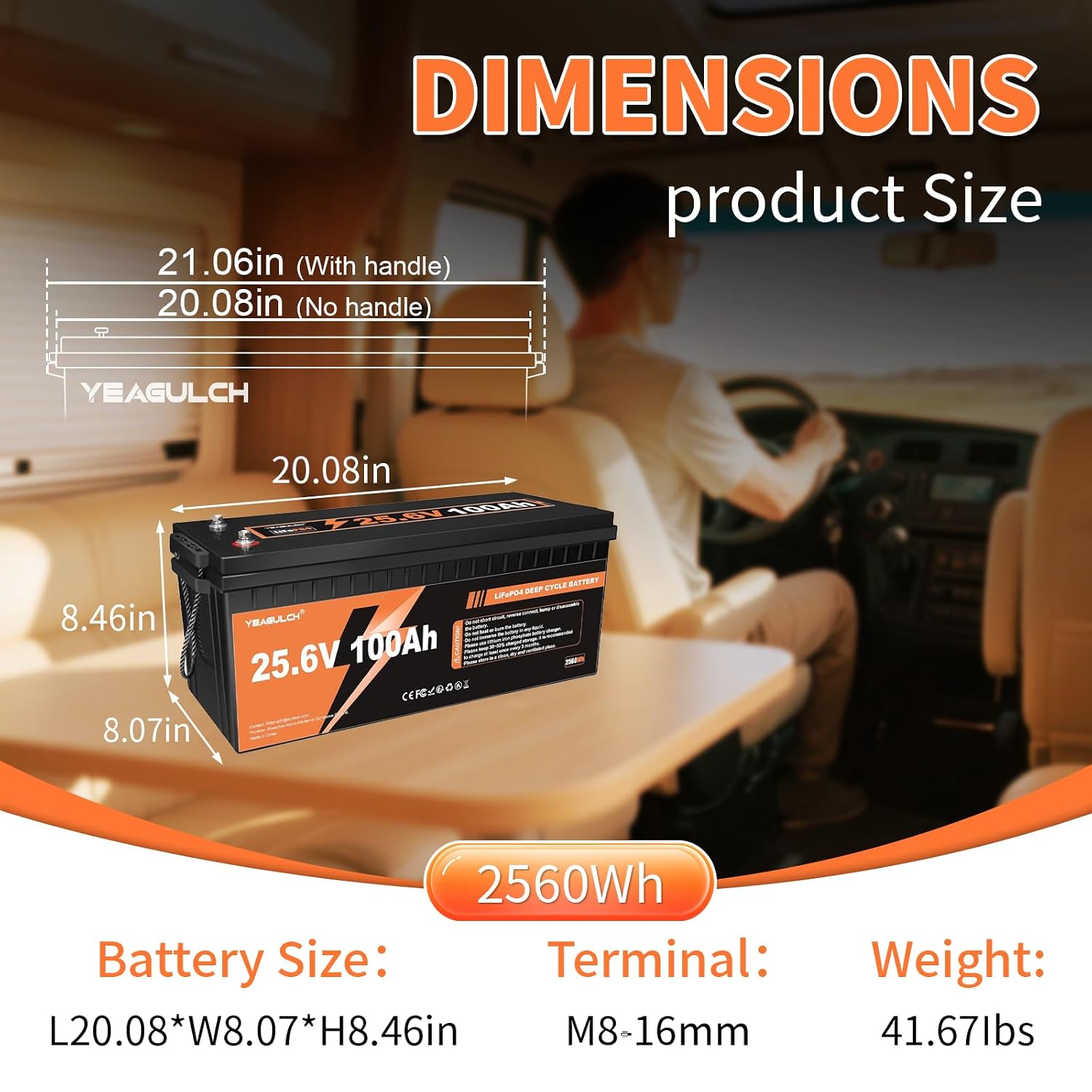 24V 100Ah LiFePO4 Lityum Pil D - Lithium Battery 100Ah incelemesi ve fiyatı